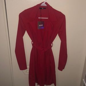 Missguided Red Blazer Dress NWT